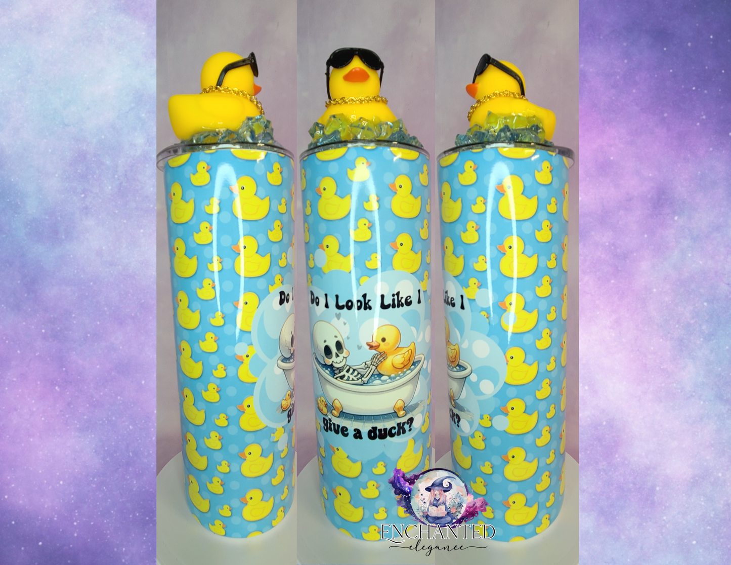 Do I Look Like I Give A Duck Topper Tumbler