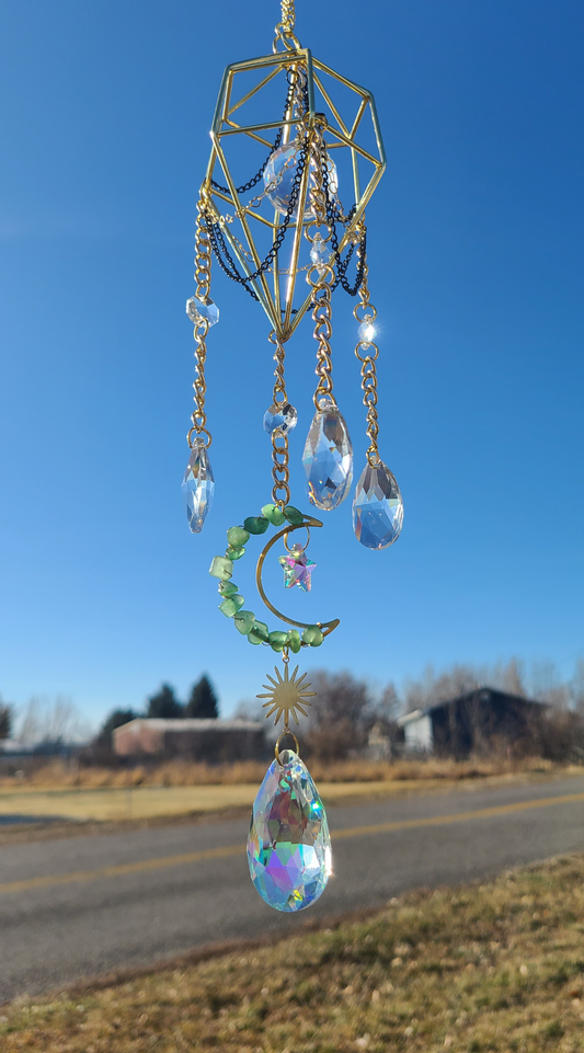 Beam Me Up Chandelier Suncatcher