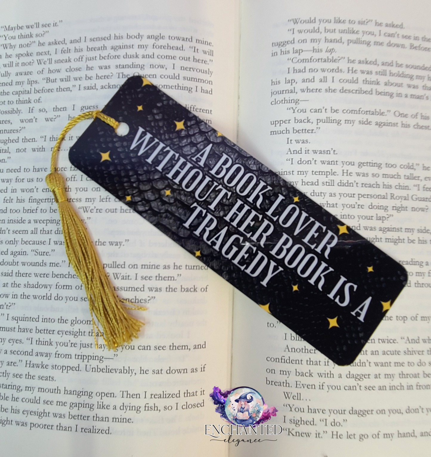 A Book Lover Without Her Book Is A Tragedy Bookmark