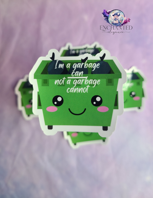 I'm A Garbage Can Sticker