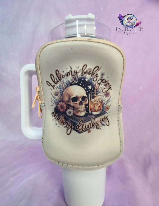 I Like My Books Spicy Tumbler Pouch