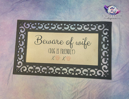 Beware Of Wife Doormat
