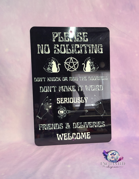 Don't Make It Weird Sign