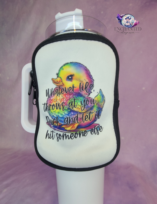 Whatever Life Throws At you Tumbler Pouch